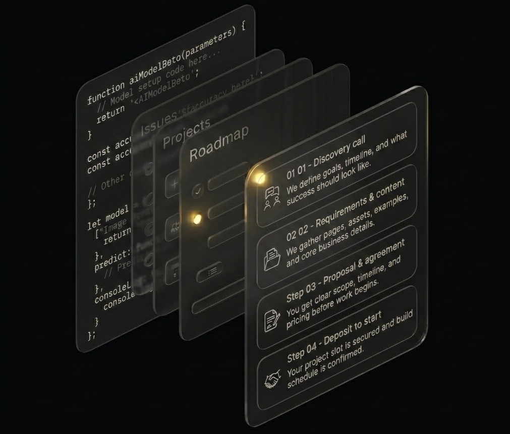 Layered project planning interface